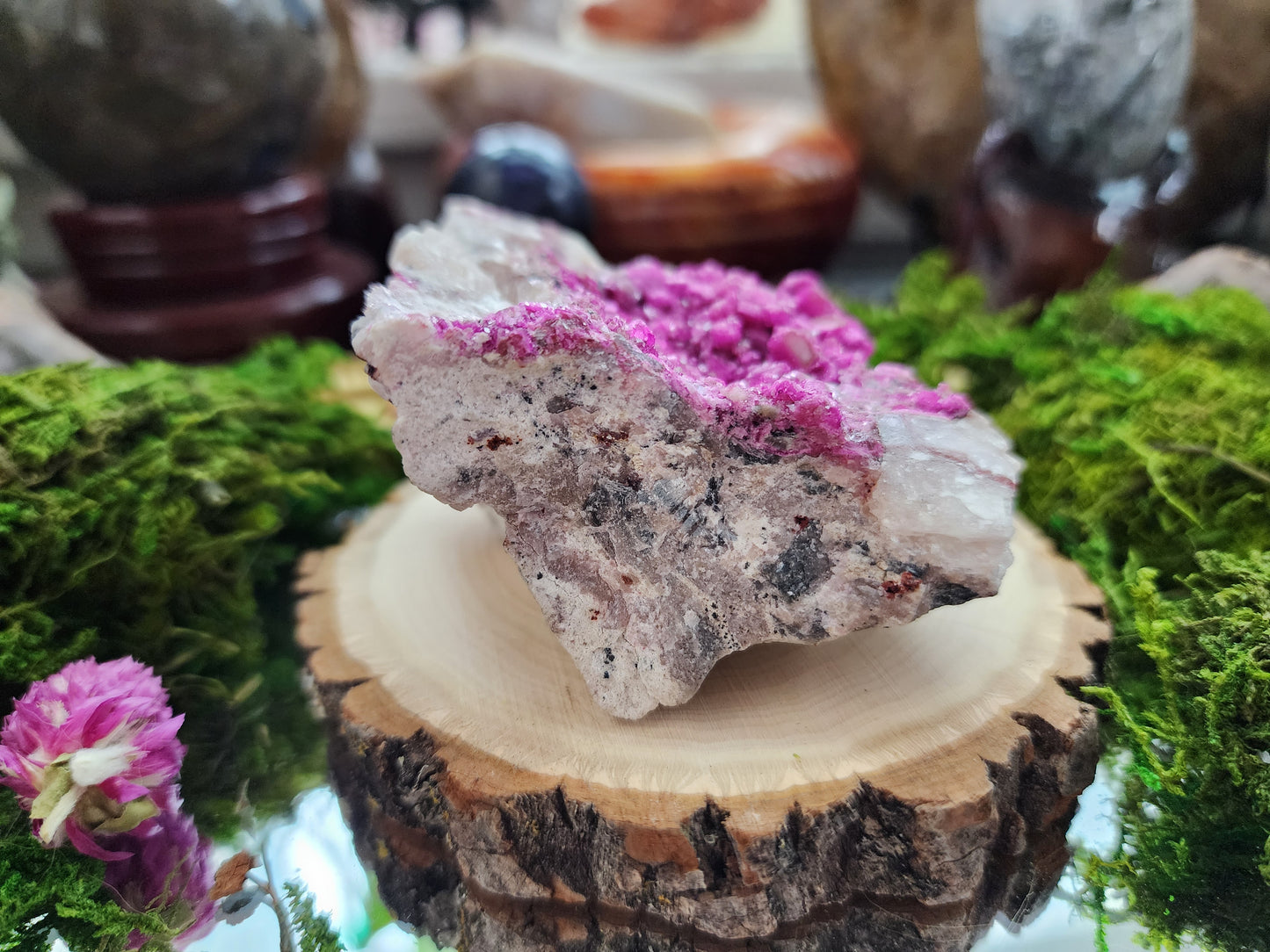 Cobalto Calcite Specimen