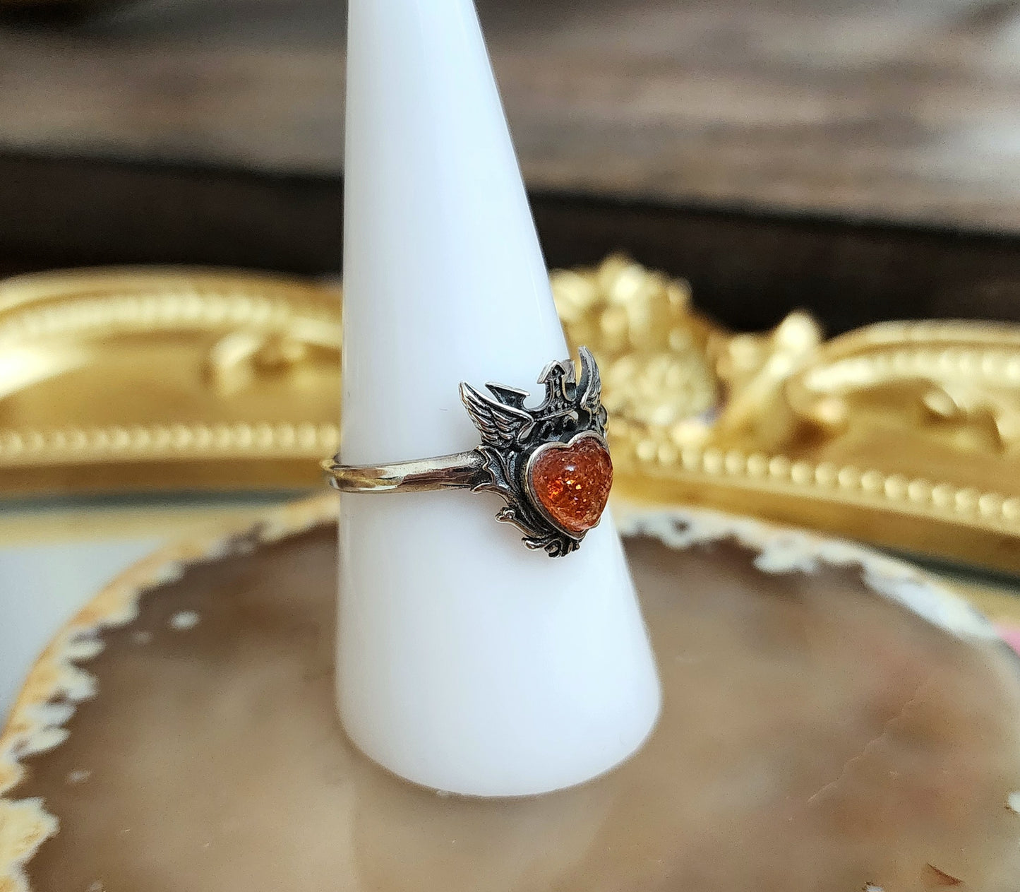 Joan of Arc Sunstone Ring
