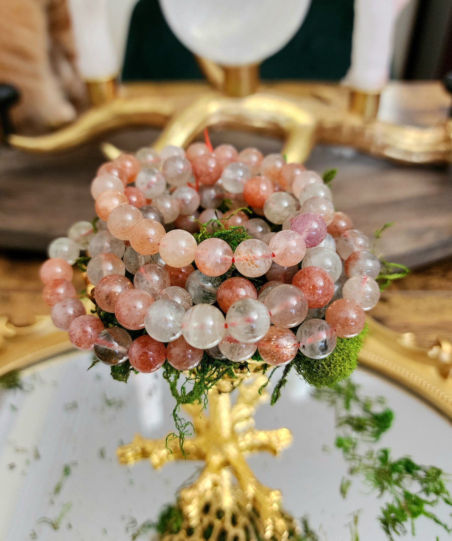 9mm Arusha Sunstone Stretch Bracelet