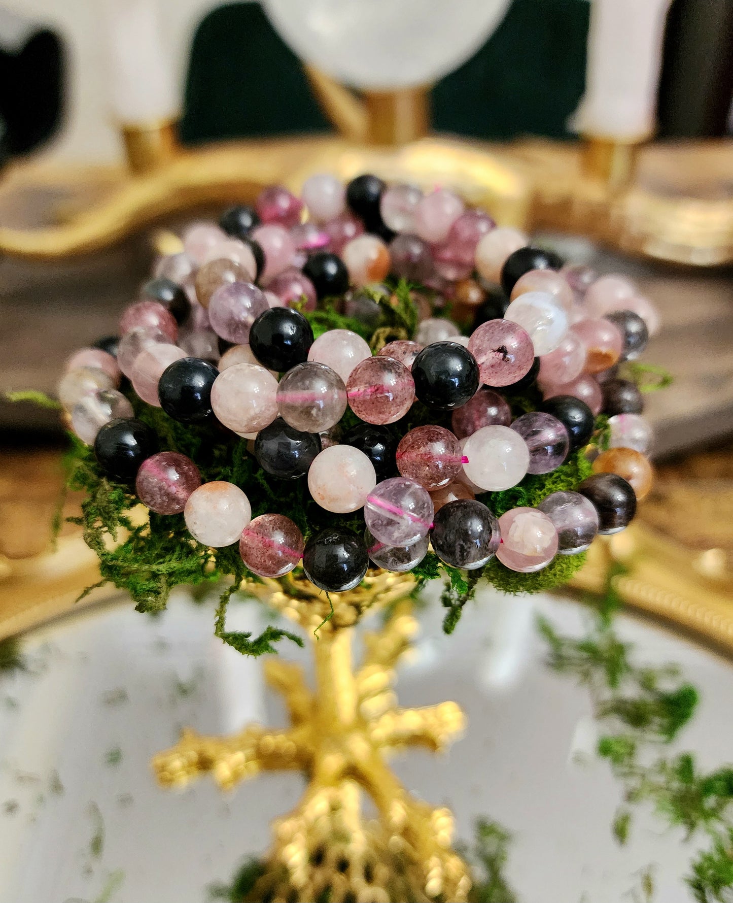 8mm Tourmaline Stretch Bracelet