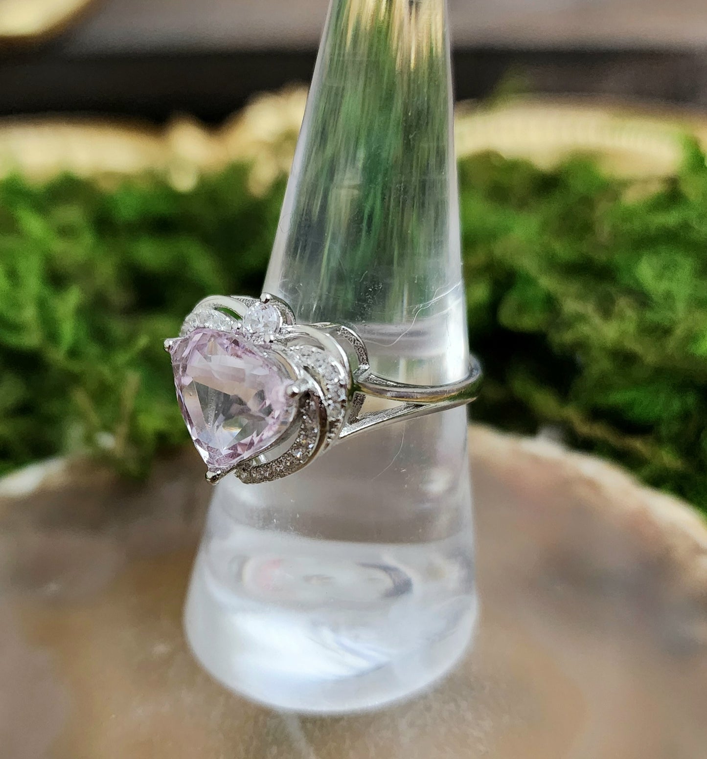Pink Morganite Ring