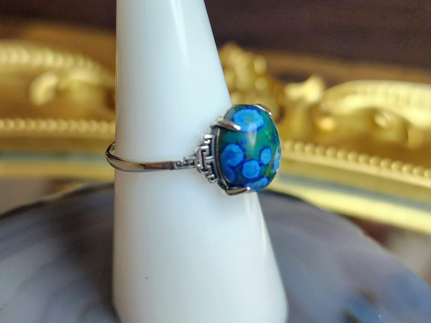 11mm Chrysocolla Ring A