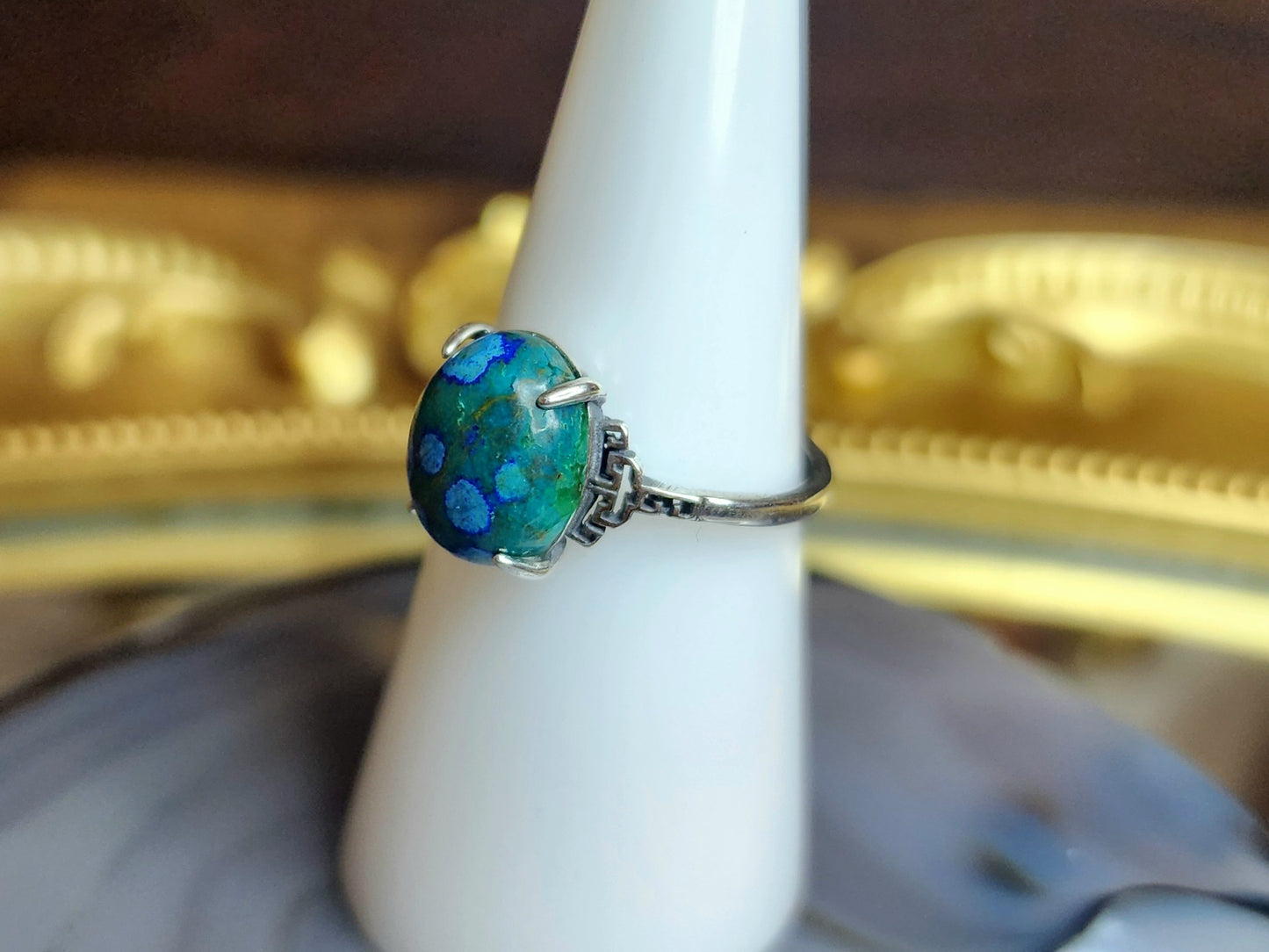 11mm Chrysocolla Ring A