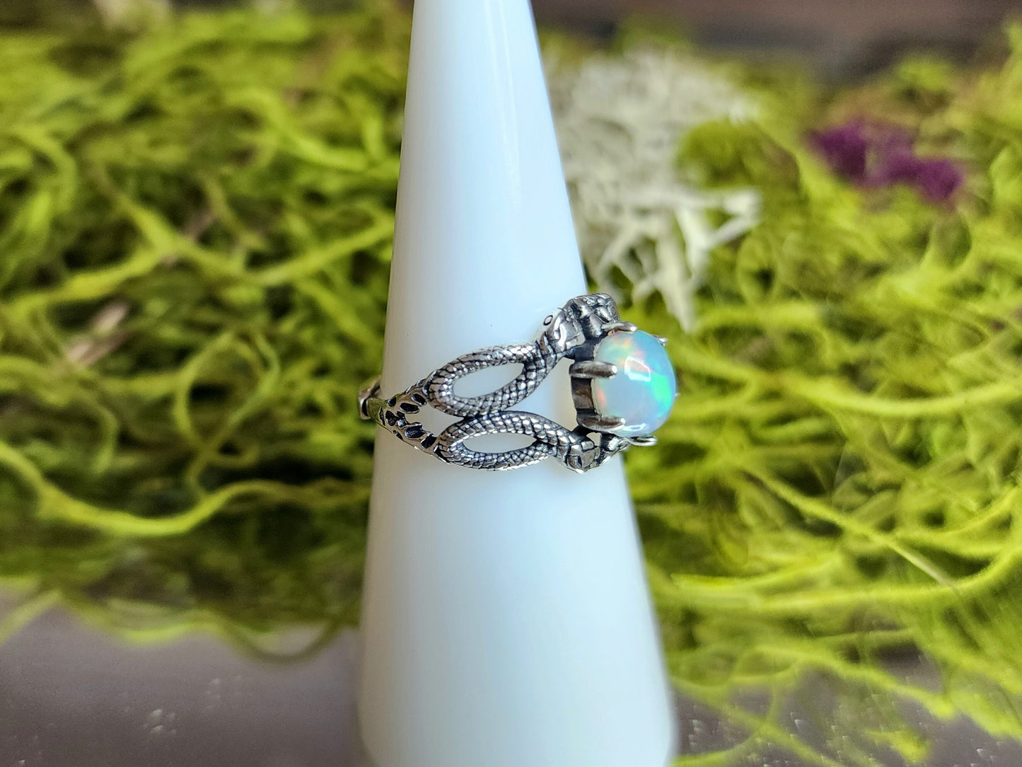 Four Snake Opal Ring