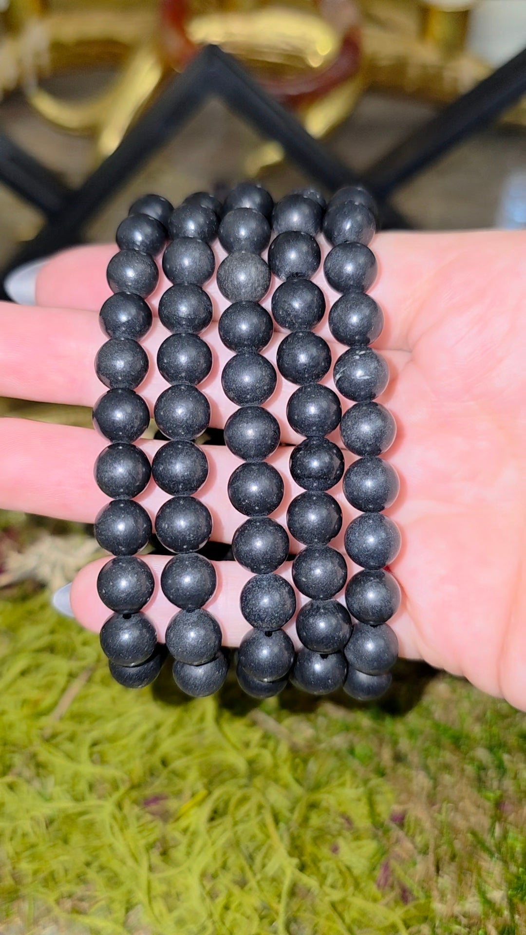 8mm Shungite Stretch Bracelet