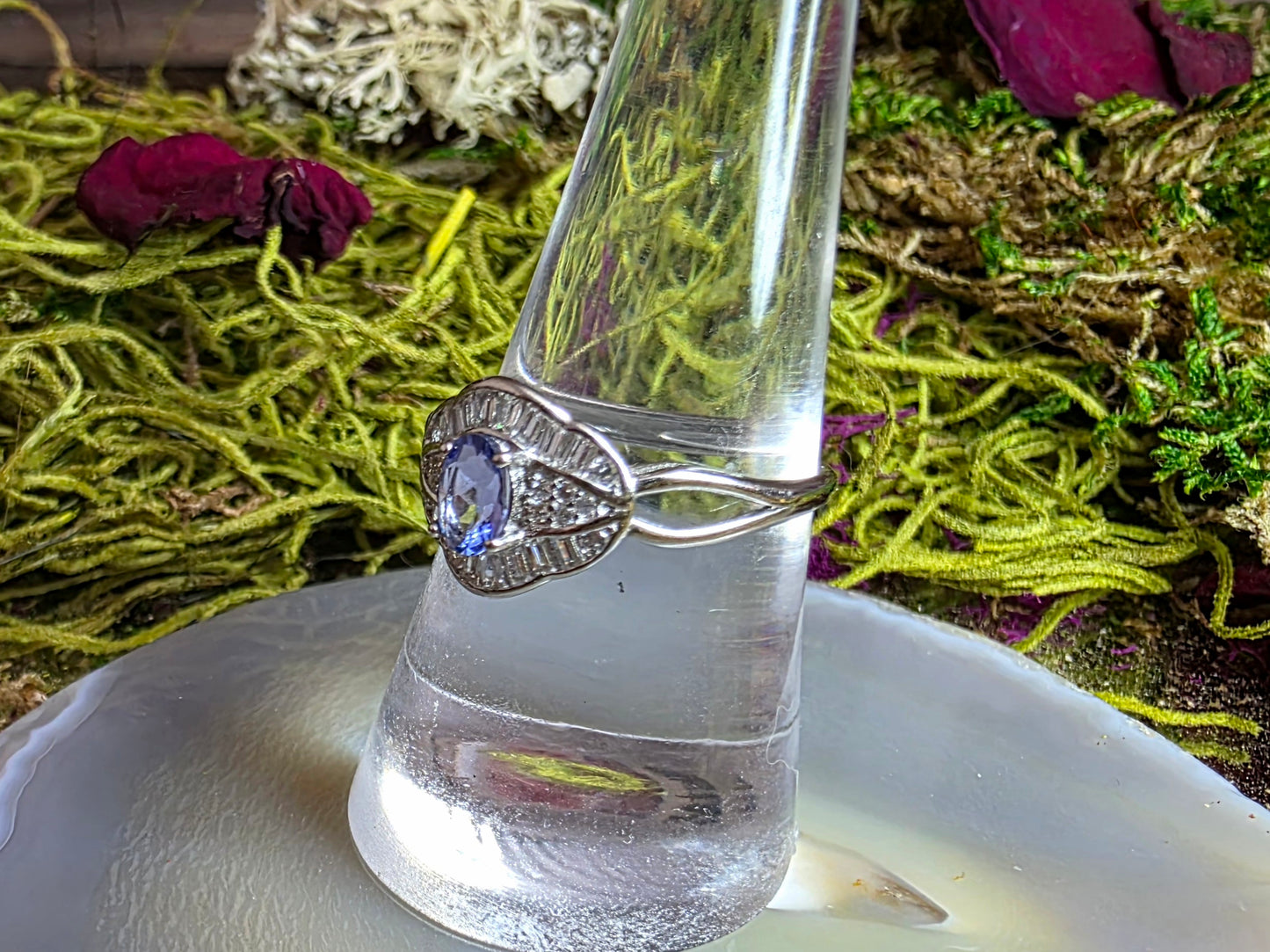 Tanzanite Evil Eye Ring