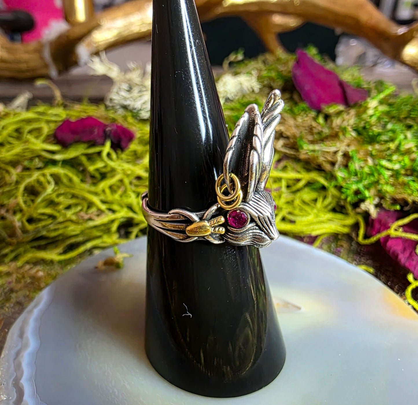 Ruby Rabbit Ring