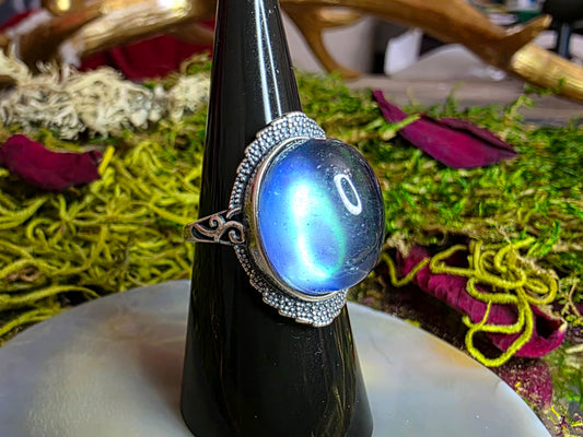 18mm Aquamarine Ring