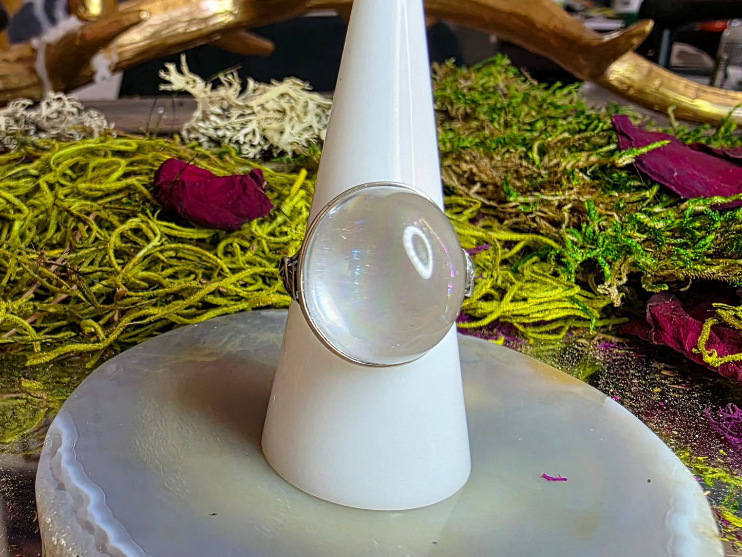 Oil Spill Quartz Ring B