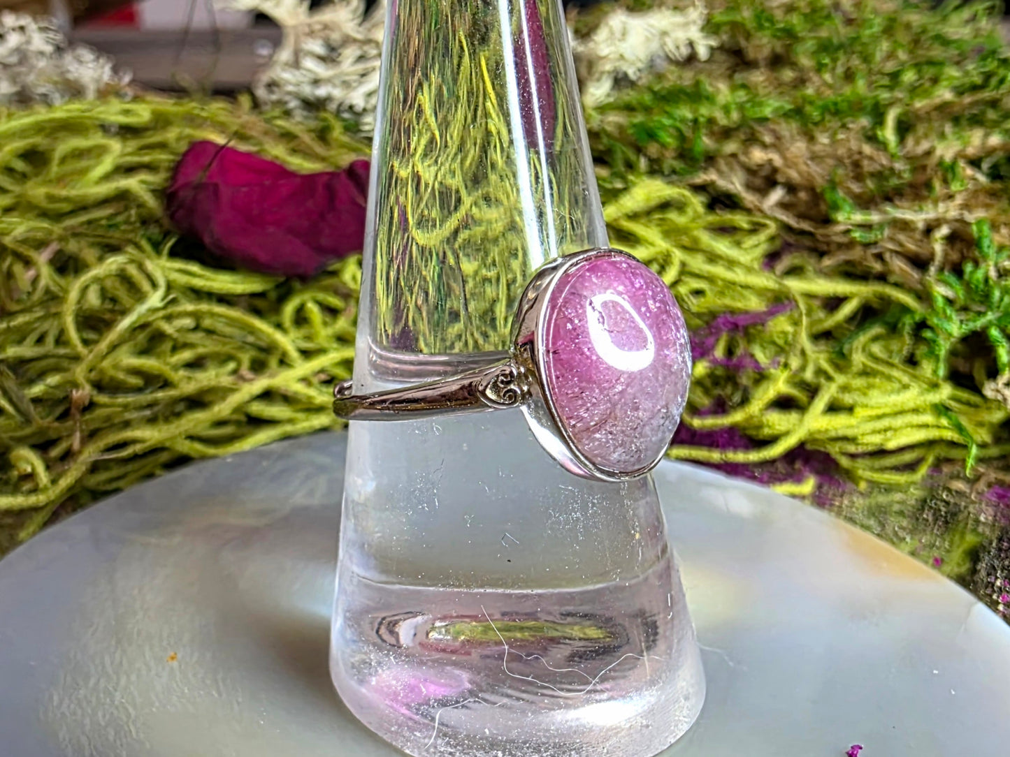 Watermelon Tourmaline Ring
