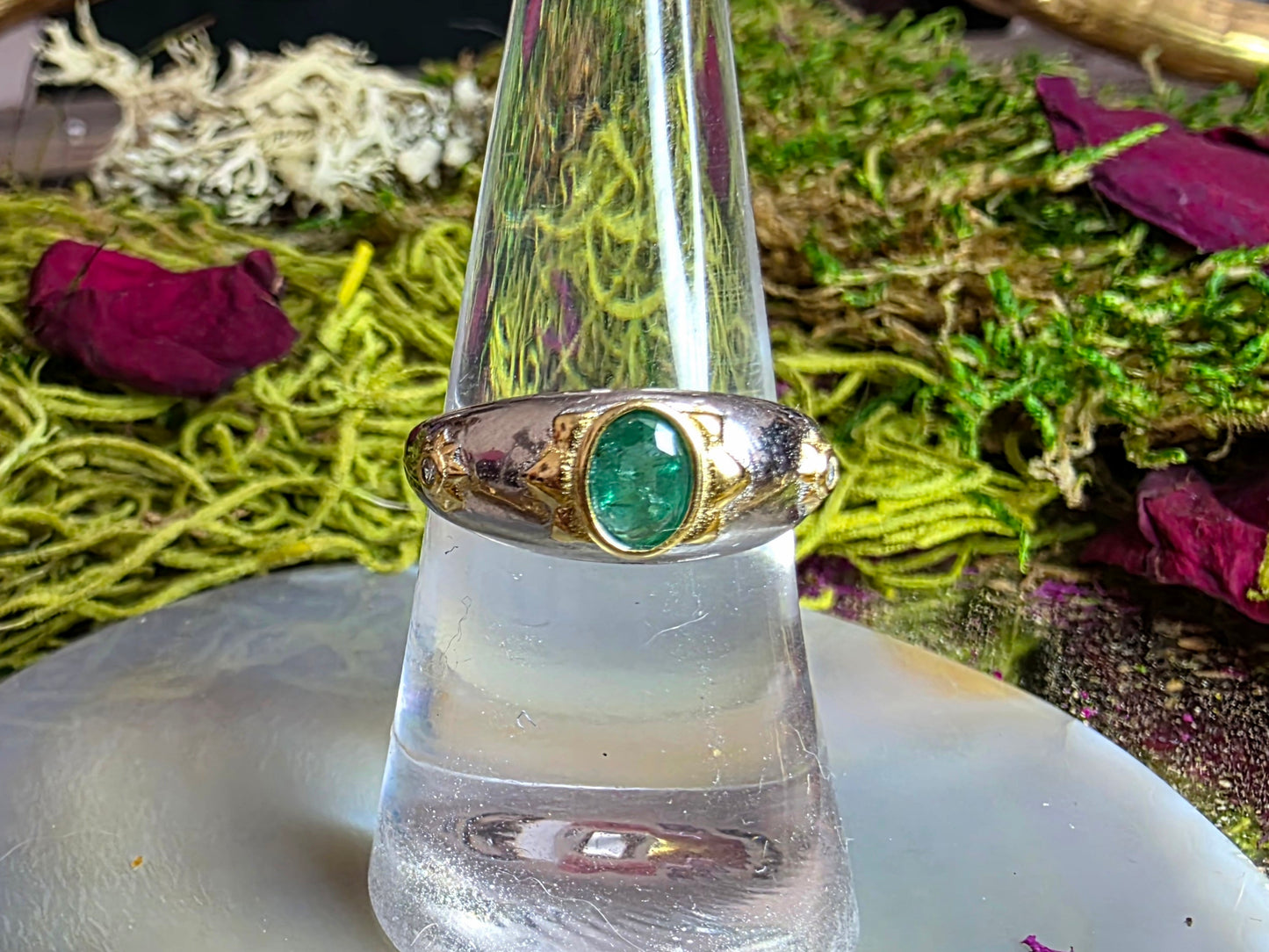 Emerald Band Ring