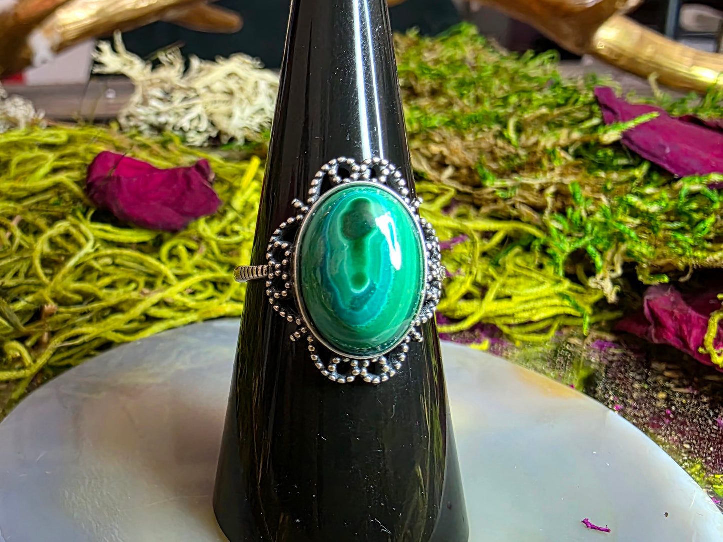 14mm Chrysocolla Ring