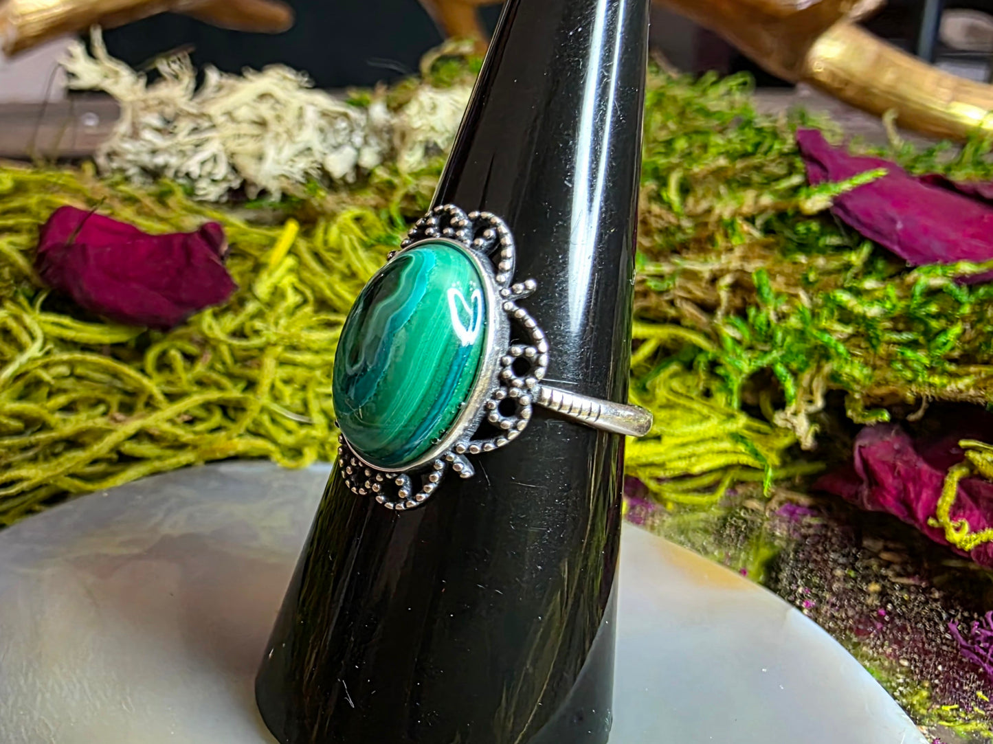14mm Chrysocolla Ring