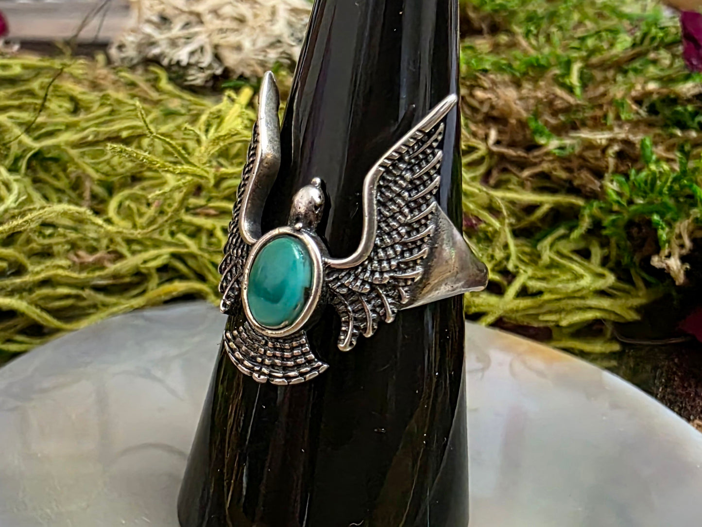 Turquoise Eagle Ring
