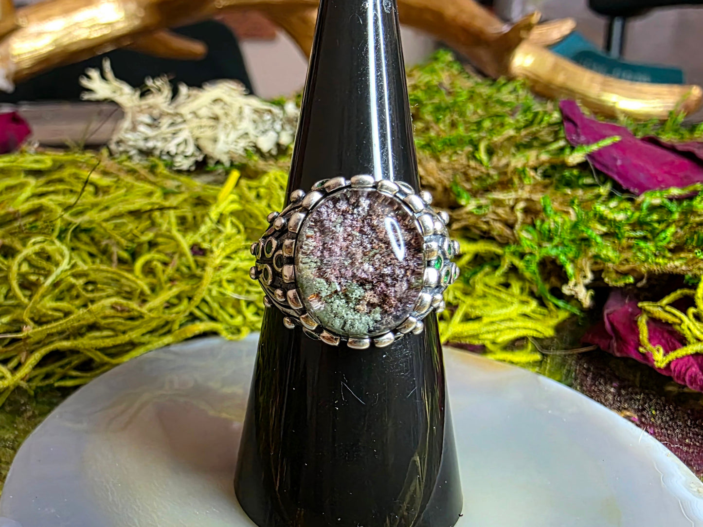 Multi Color Garden Quartz Ring