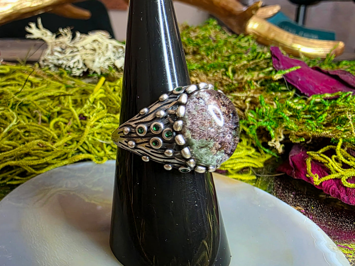 Multi Color Garden Quartz Ring