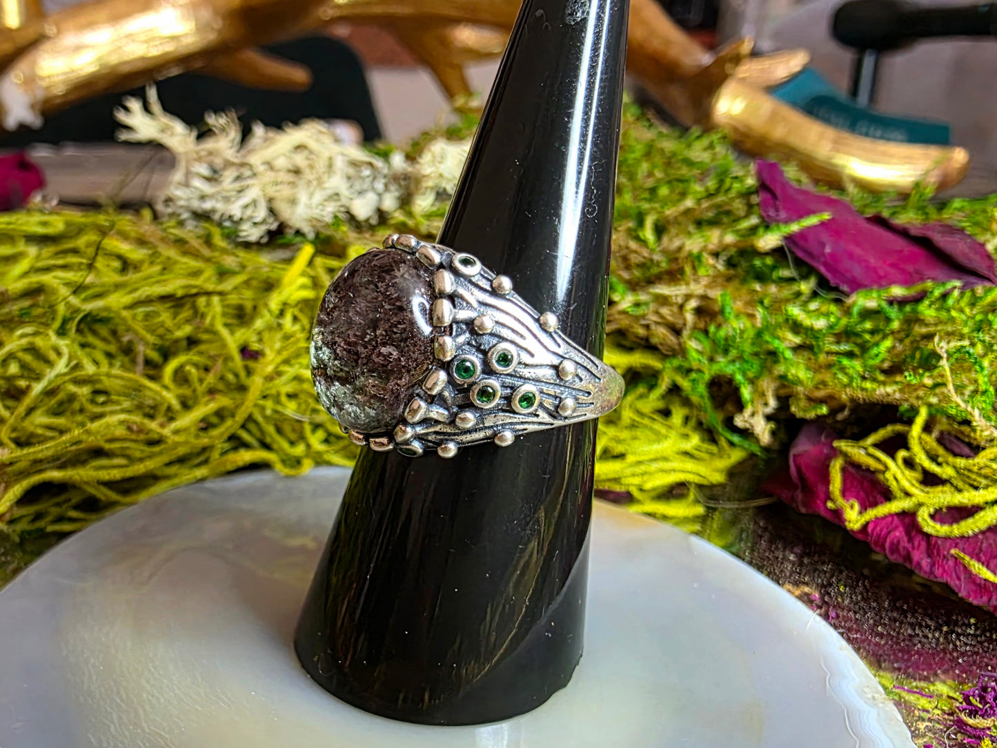 Multi Color Garden Quartz Ring
