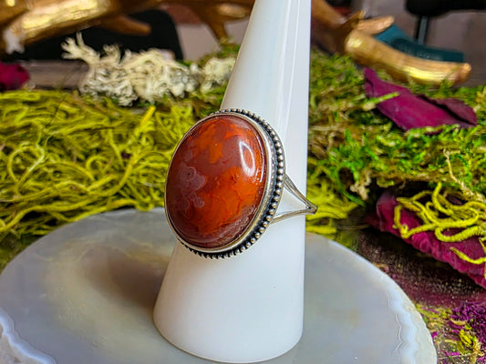 Nanhong Agate Ring B