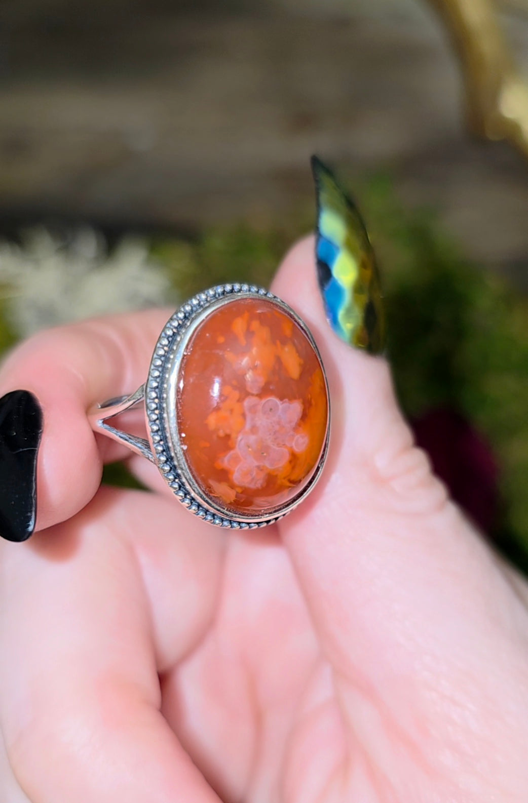 Nanhong Agate Ring B