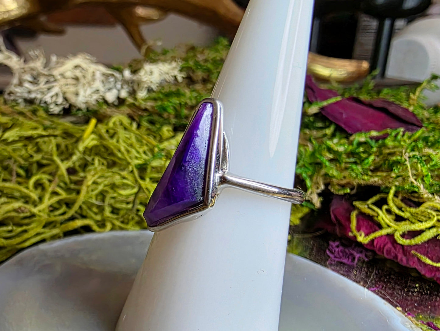 Sugilite Freeform Ring