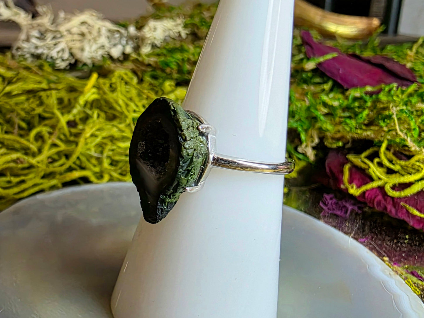 Black Geode Ring B
