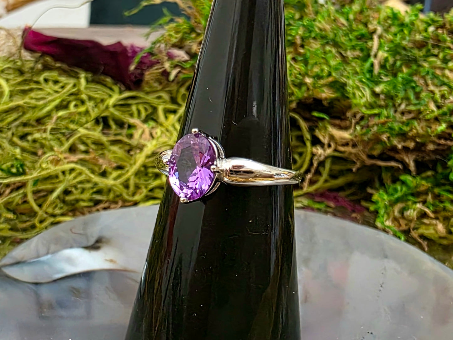 Tanzanite Solitare Ring