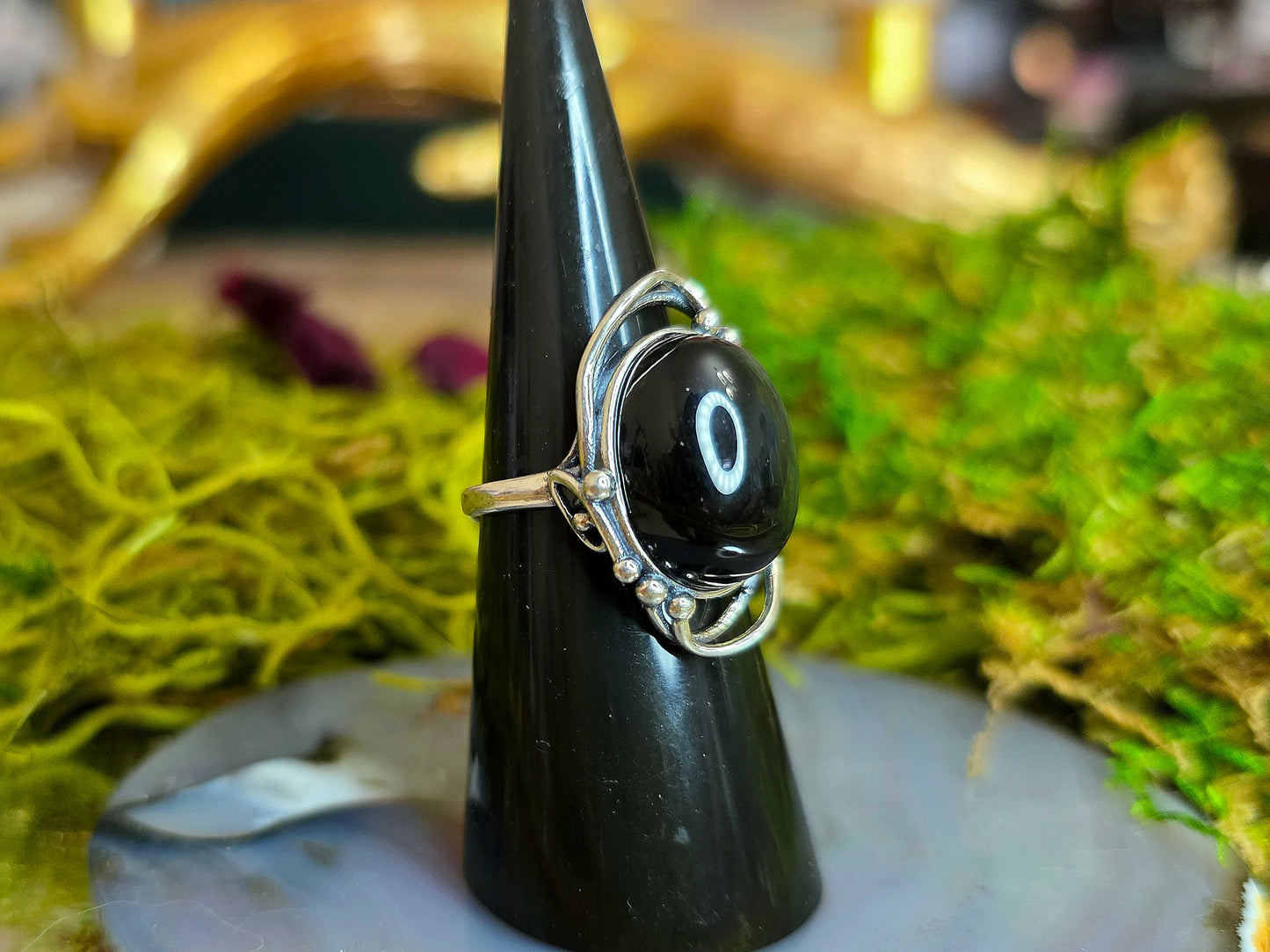Rainbow Obsidian Ring B