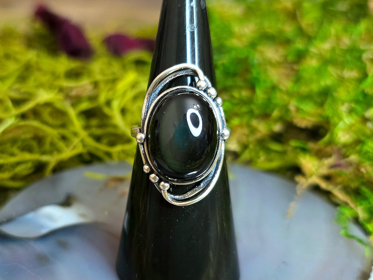 Rainbow Obsidian Ring B