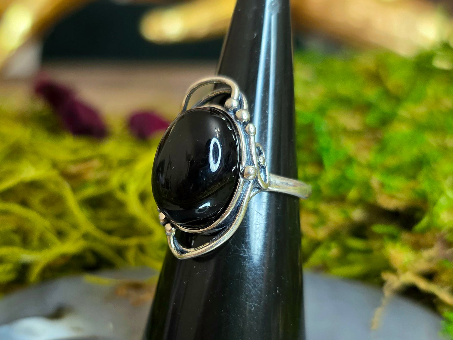 Rainbow Obsidian Ring B