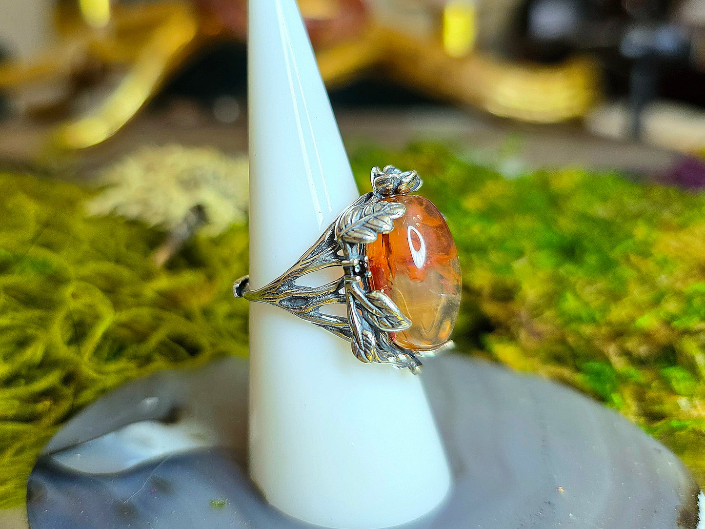 High Quality Fire Quartz Ring C