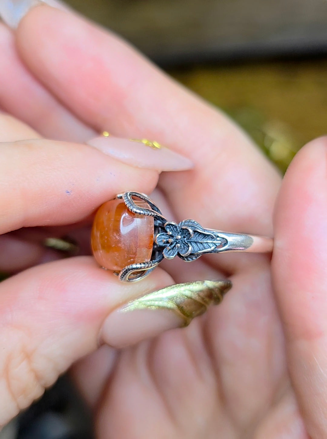 High Quality Fire Quartz Ring F
