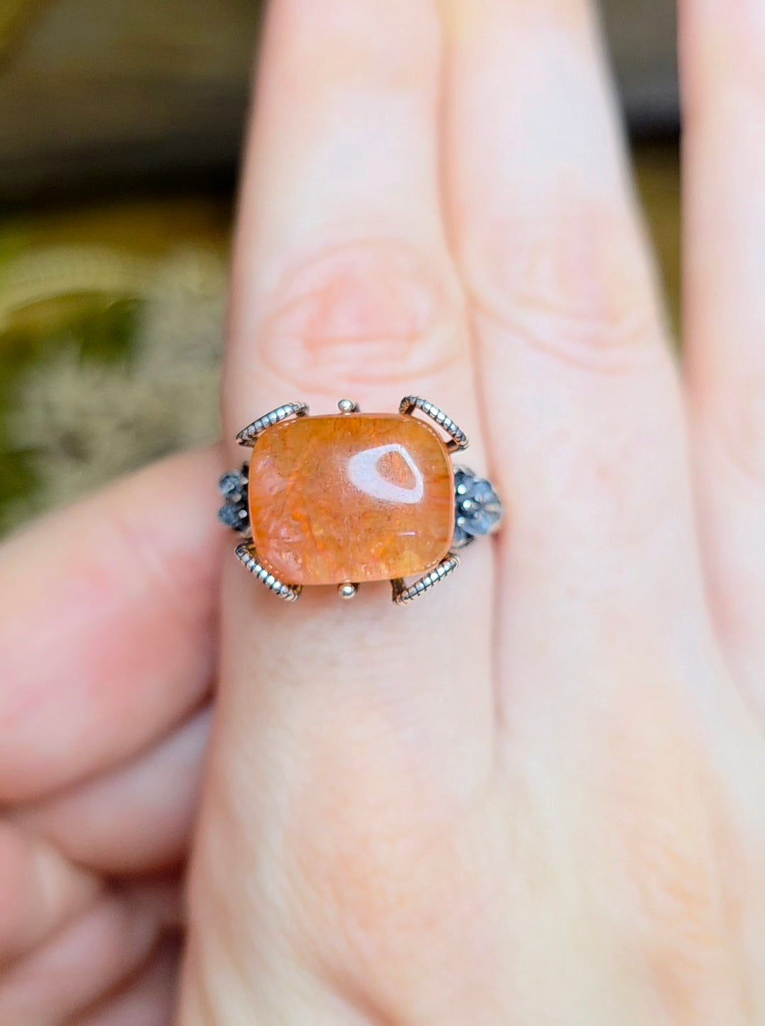 High Quality Fire Quartz Ring F