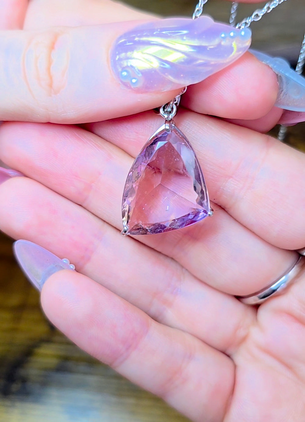 Faceted Ametrine Pendant