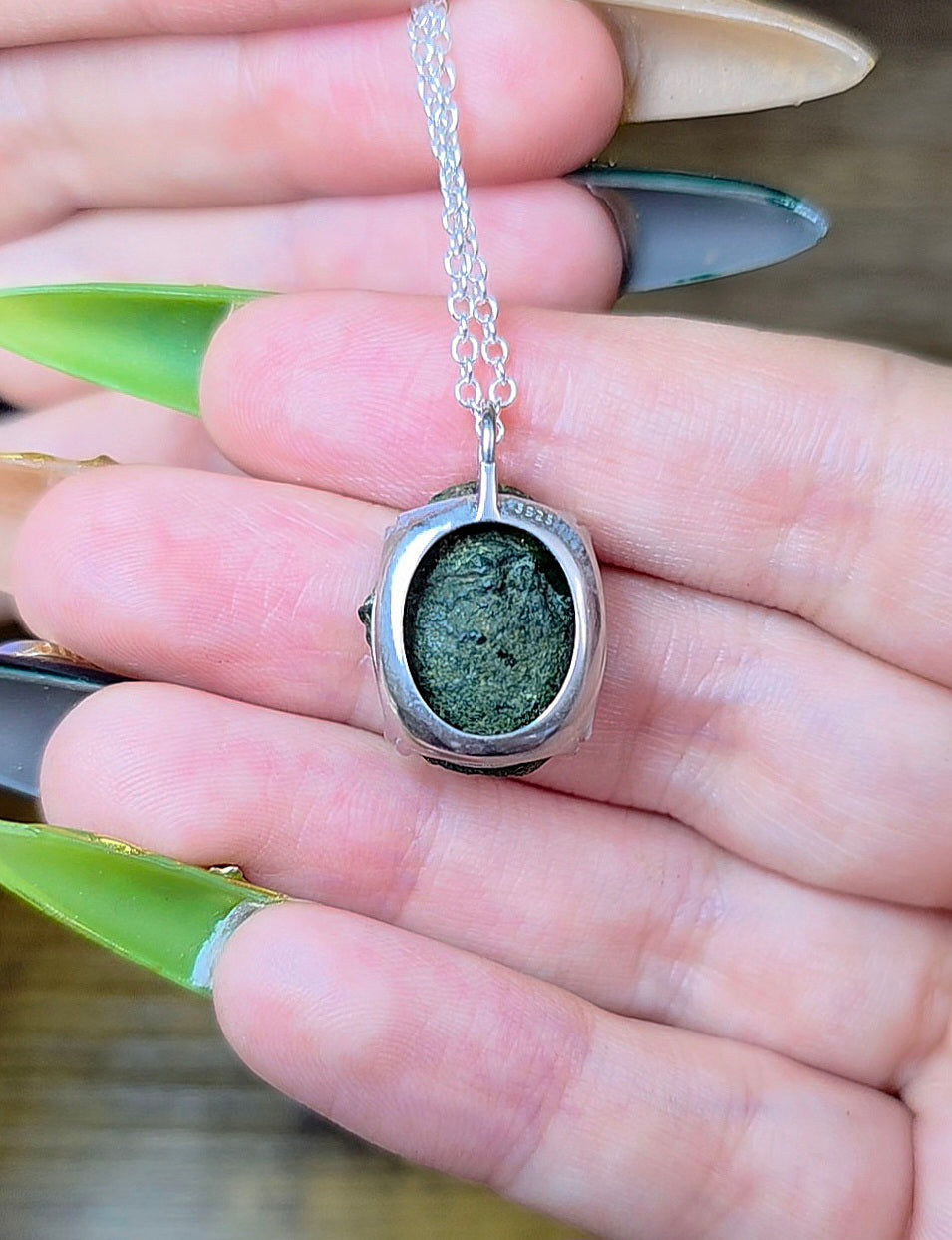 Black Geode Pendant B
