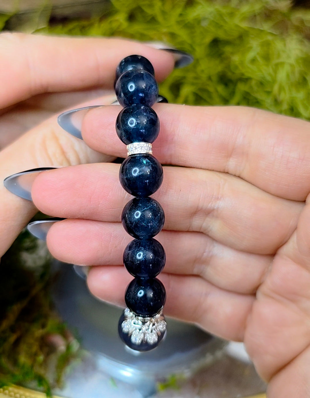 10mm Blue Fluorite Stretch Bracelet