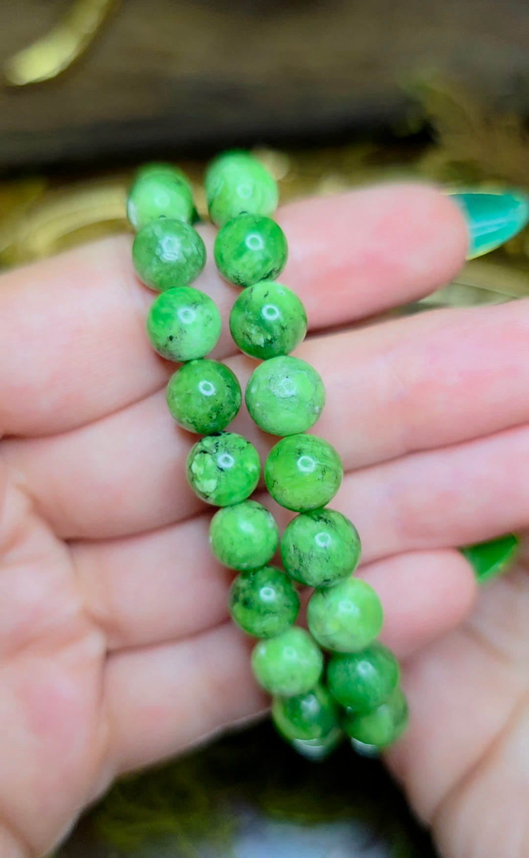 8mm Variscite Stretch Bracelet