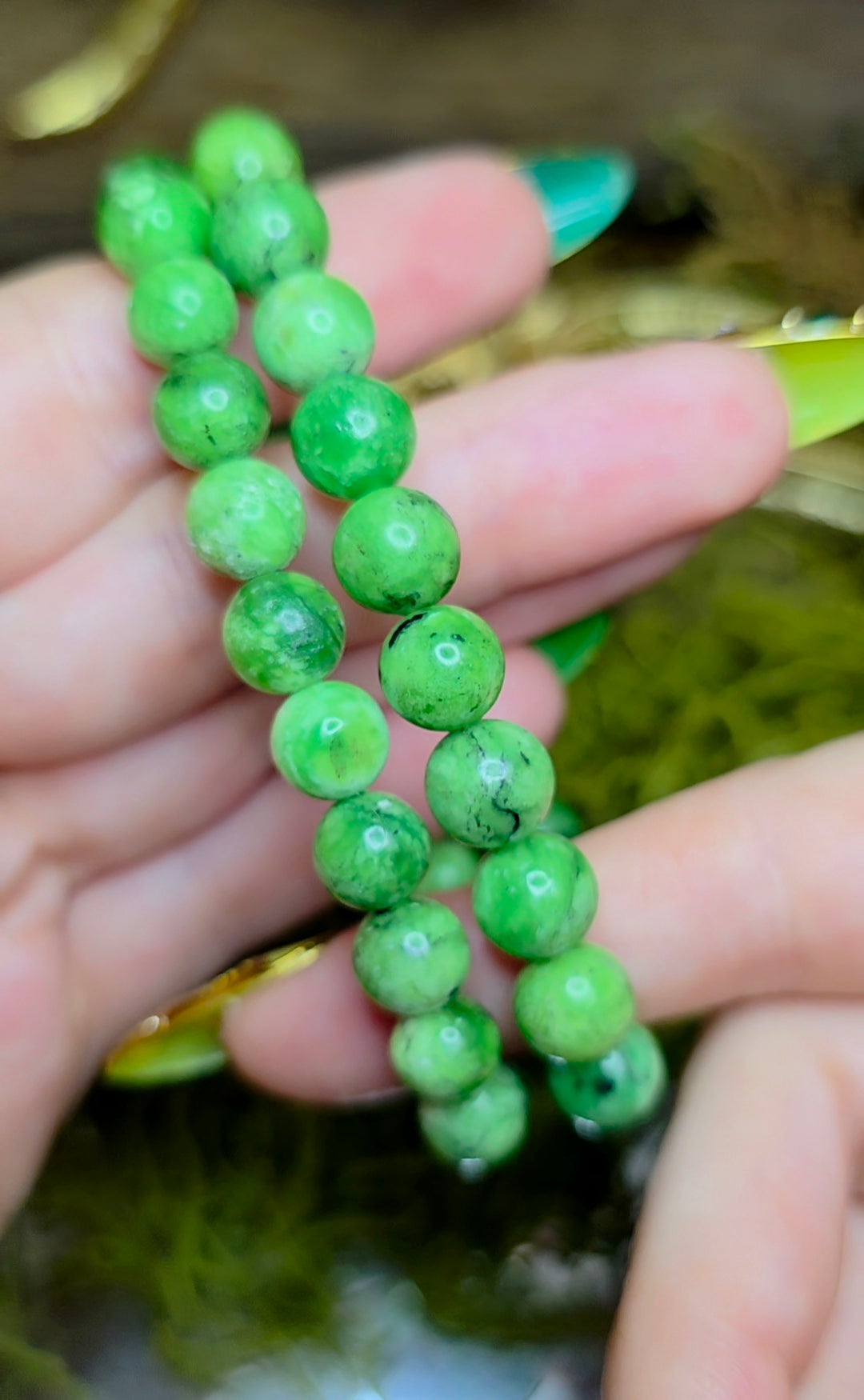 8mm Variscite Stretch Bracelet