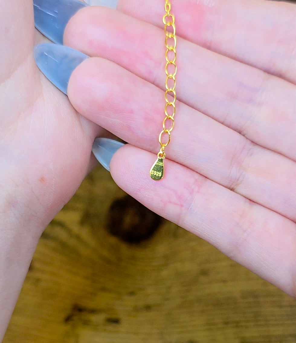 Emerald Sterling Silver Snake Bracelet B