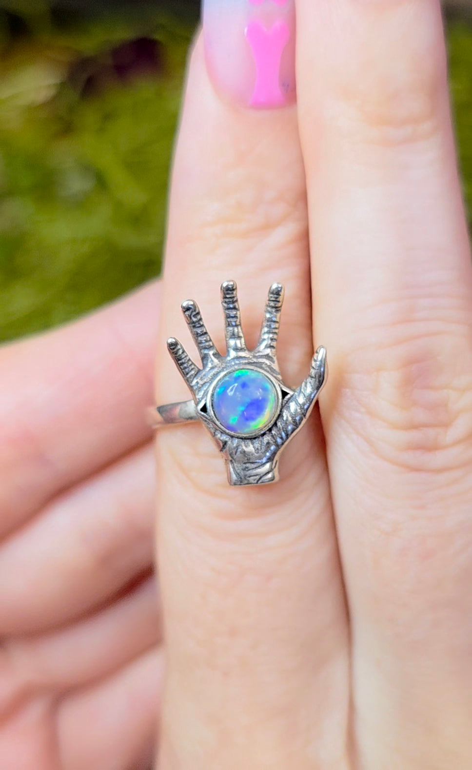 Witch's Hand Opal Ring