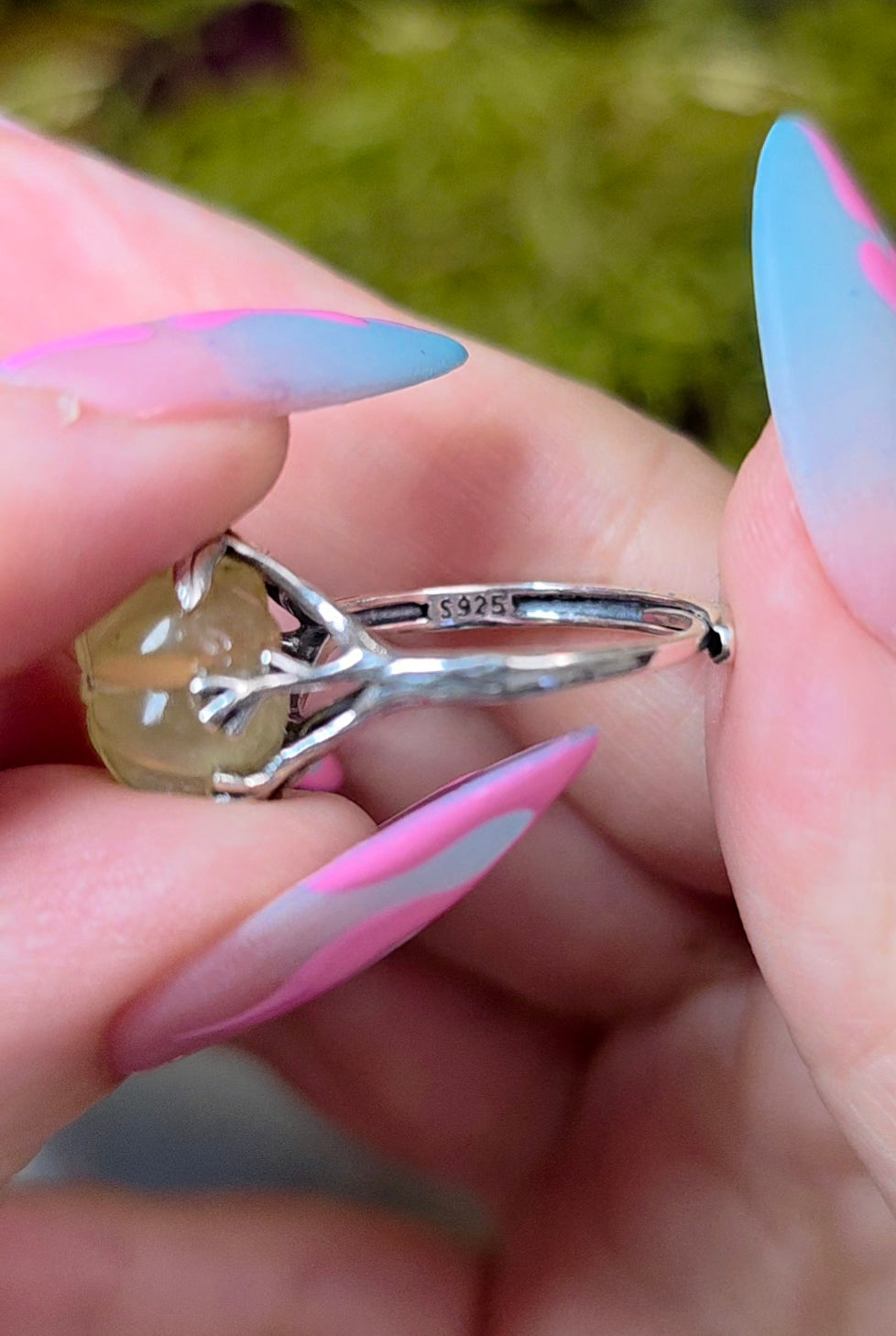 Prehnite Pumpkin Ring A