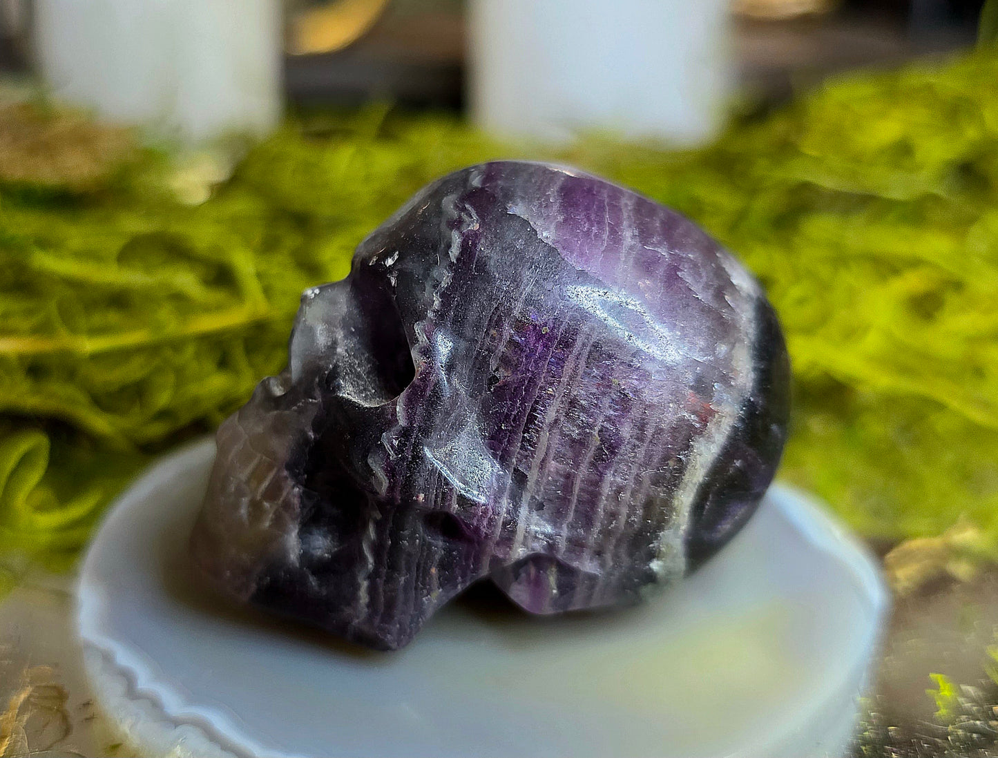 Root Fluorite Skull A