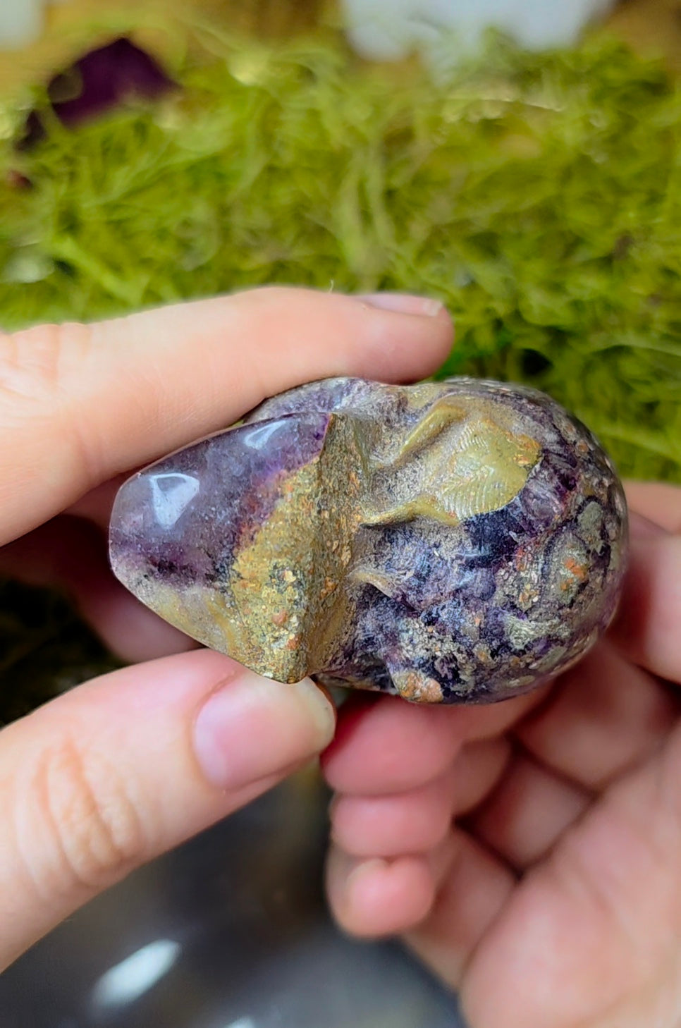 Root Fluorite Skull C
