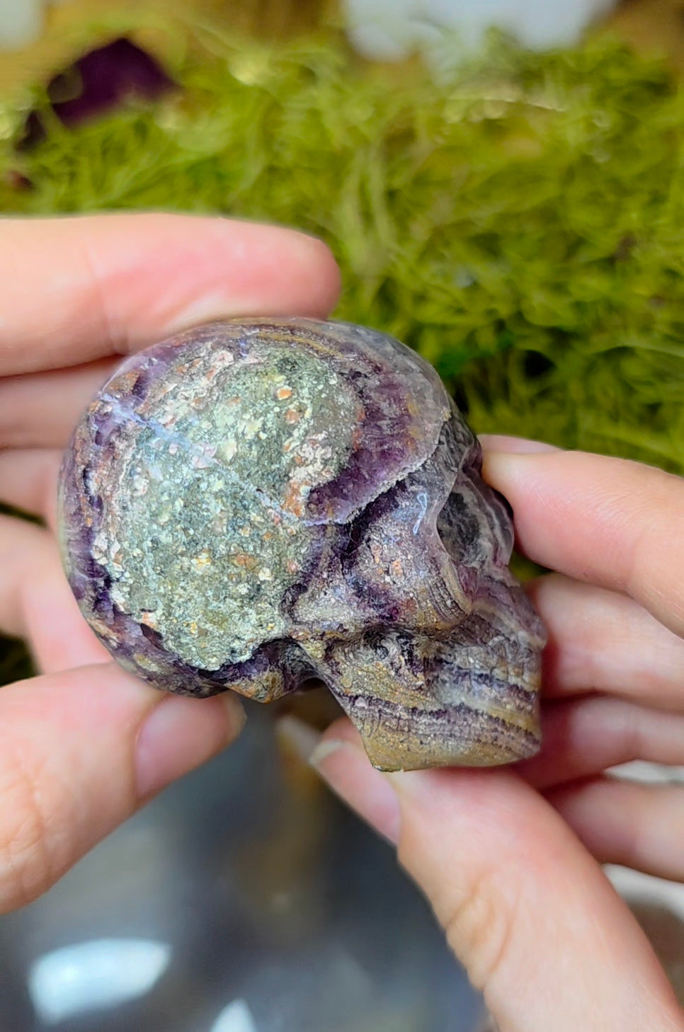 Root Fluorite Skull C
