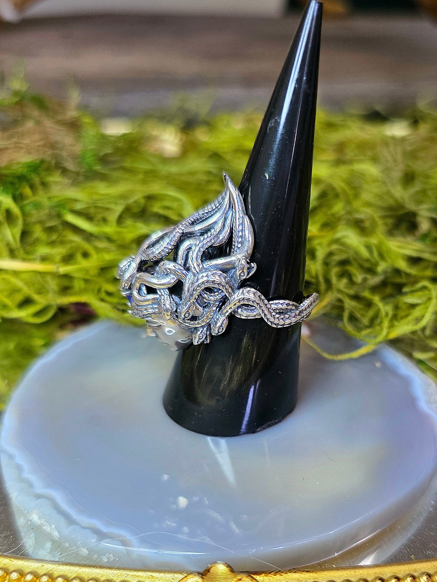 Tanzanite Medusa Ring