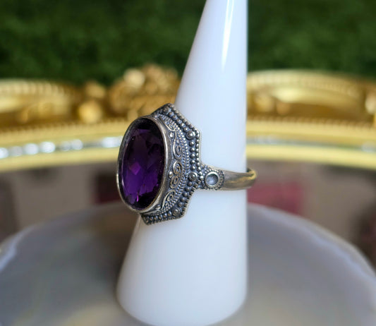 Deep Amethyst Ring A