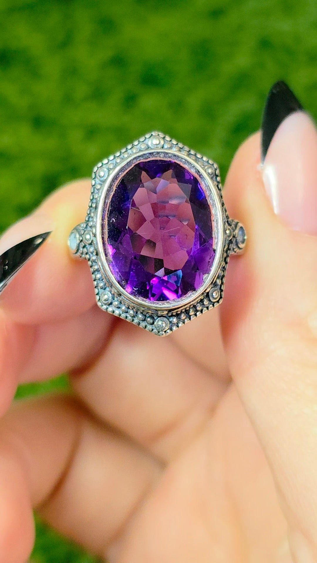 Deep Amethyst Ring A