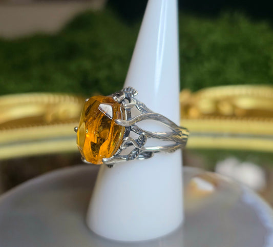 Citrine Freeform Ring