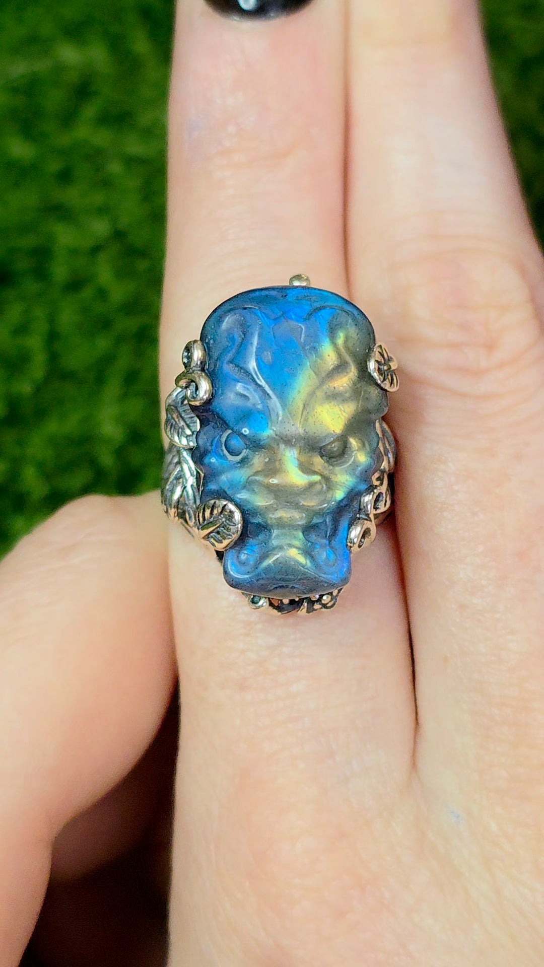 Labradorite Pixiu Ring
