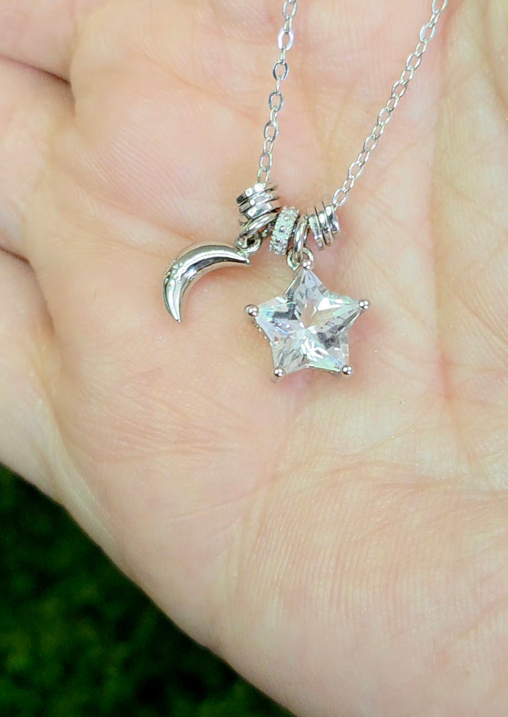 Clear Quartz Star Necklace