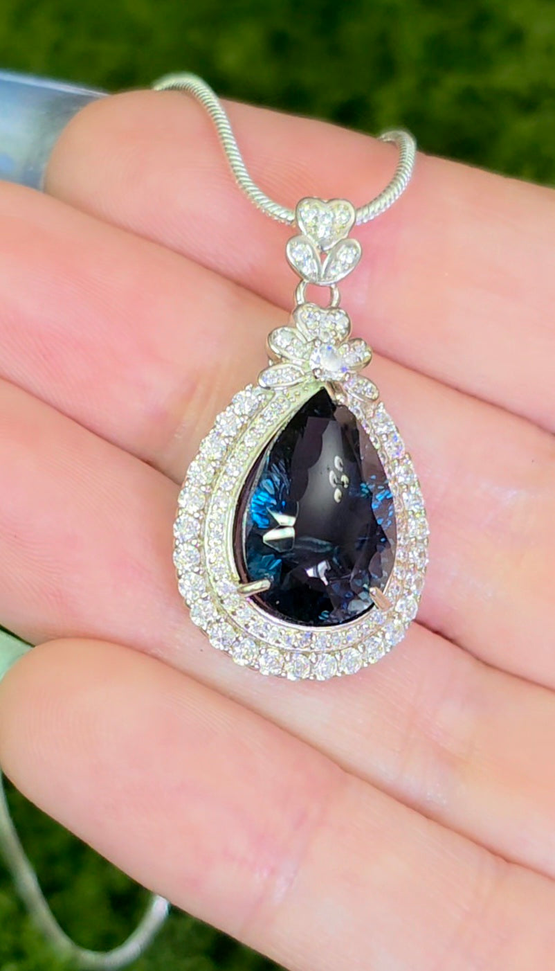 London Blue Topaz Pendant